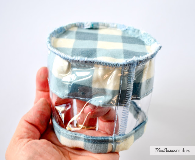 Finish the raw edges - DIY Reusable Cotton Rounds with Storage Bin
