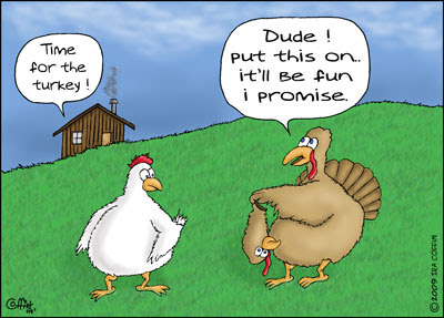 Funny Thanksgiving Cartoons=