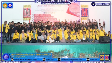 MUSYAWARAH WILAYAH yg ke-IV FORUM MAHASISWA MESIN SE-ACEH 2018 di POLITEKNIK NEGERI LHOKSEUMAWE 16-21 April 2018