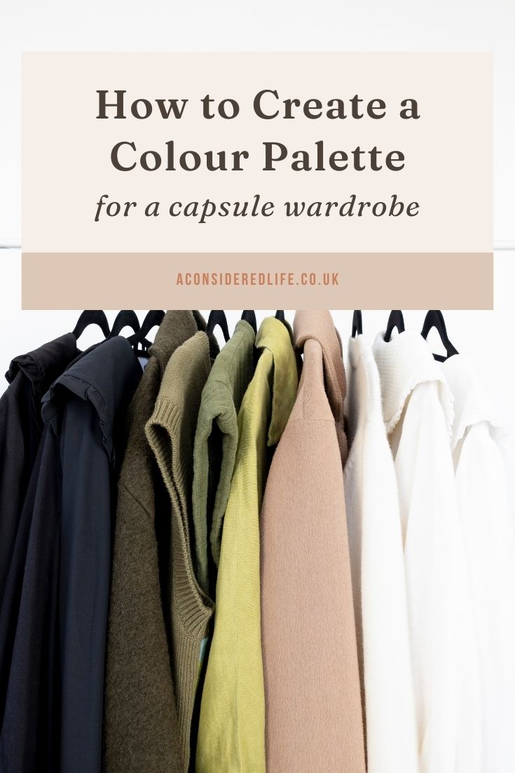 How to Create a Wardrobe Colour Palette