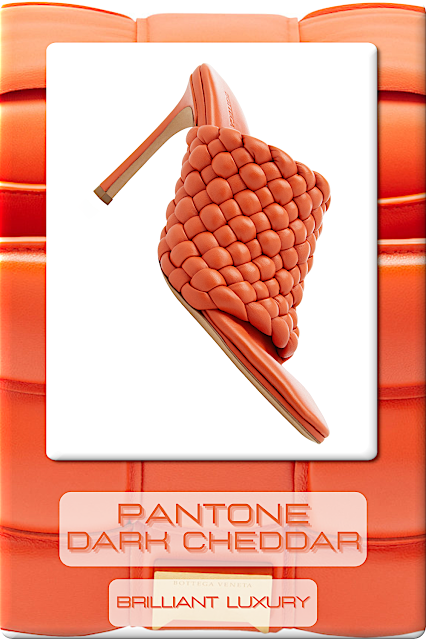 ♦Pantone Fashion Color Dark Cheddar #pantone #fashioncolor #orange #shoes #bags #jewelry #brilliantluxury