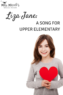 Liza Jane: A fun song for upper elementary music! Includes a video with the hand jive!
