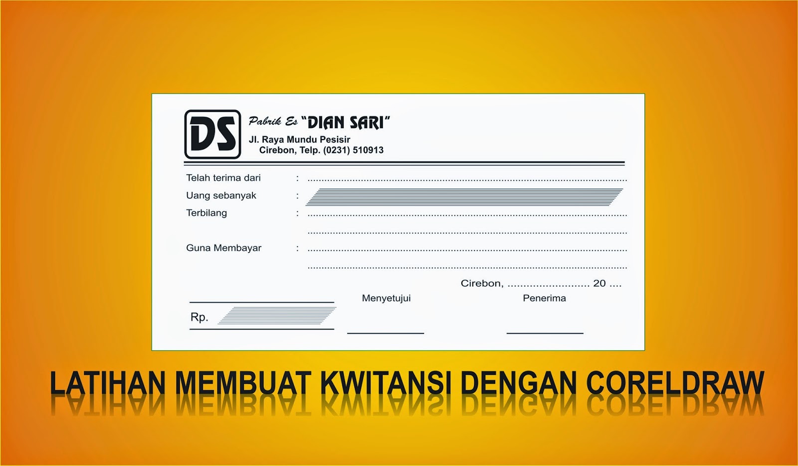 Cara Membuat Kwitansi di CorelDRAW