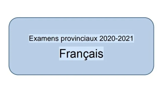 تجميعية الامتحانات الإقليمية مادة الفرنسية المستوى السادس 2021