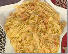 Tagliatelle al ragù di verza