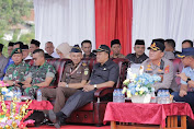 Ketua dan anggota DPRD Kab. Tasikmalaya Saksikan Langsung Simulasi Pengamanan Pemilu 2024.