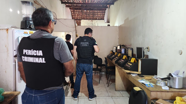 Polícia Civil combate jogos de azar e apreende máquinas caça-níqueis no RN; veja vídeo