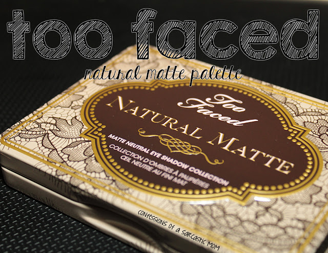 Too Faced Natural Matte palette