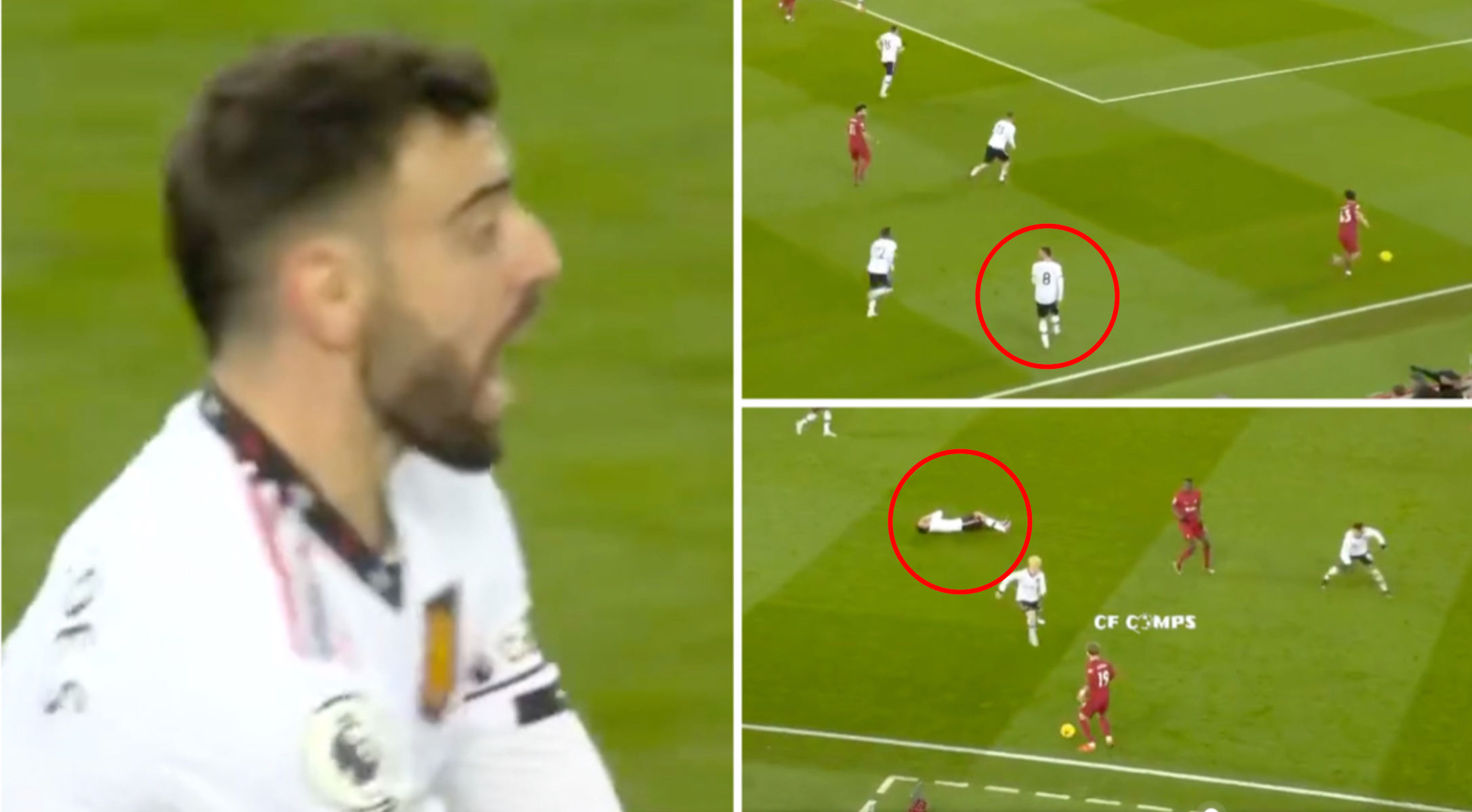 Bruno Fernandes: Man Utd captain goes viral for 'crying' vs Liverpool