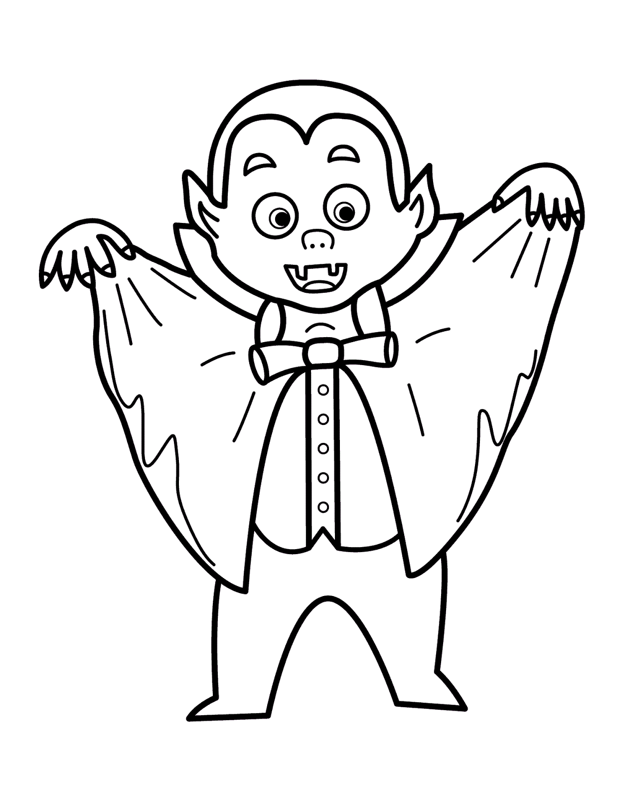 Download Free Vampire Coloring Pages To Print