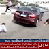 سيارة تدهس طلاب جامعة الأزهر وقوات الجيش تفتح لها الكمين وتمنع الطلاب من ملاحقتها 