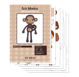 monkey doll sewing pattern pdf