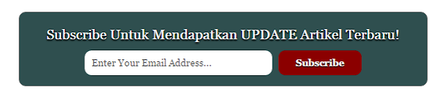 Membuat Subscribe Kotak Berlangganan di Bawah Postingan Blog