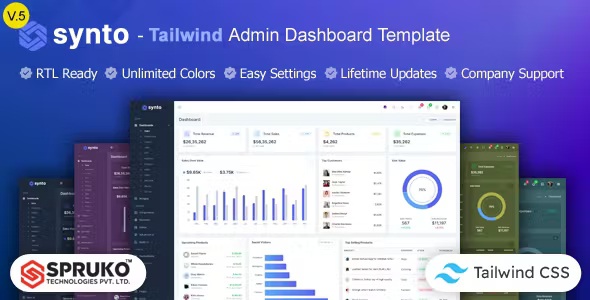 Best Tailwind HTML Admin Dashboard Template