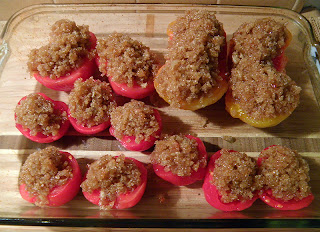 Baking Dish Filled with Tomatoes Ready to Bake