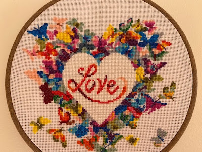 Heart cross stitch by Awesome Pattern Studio