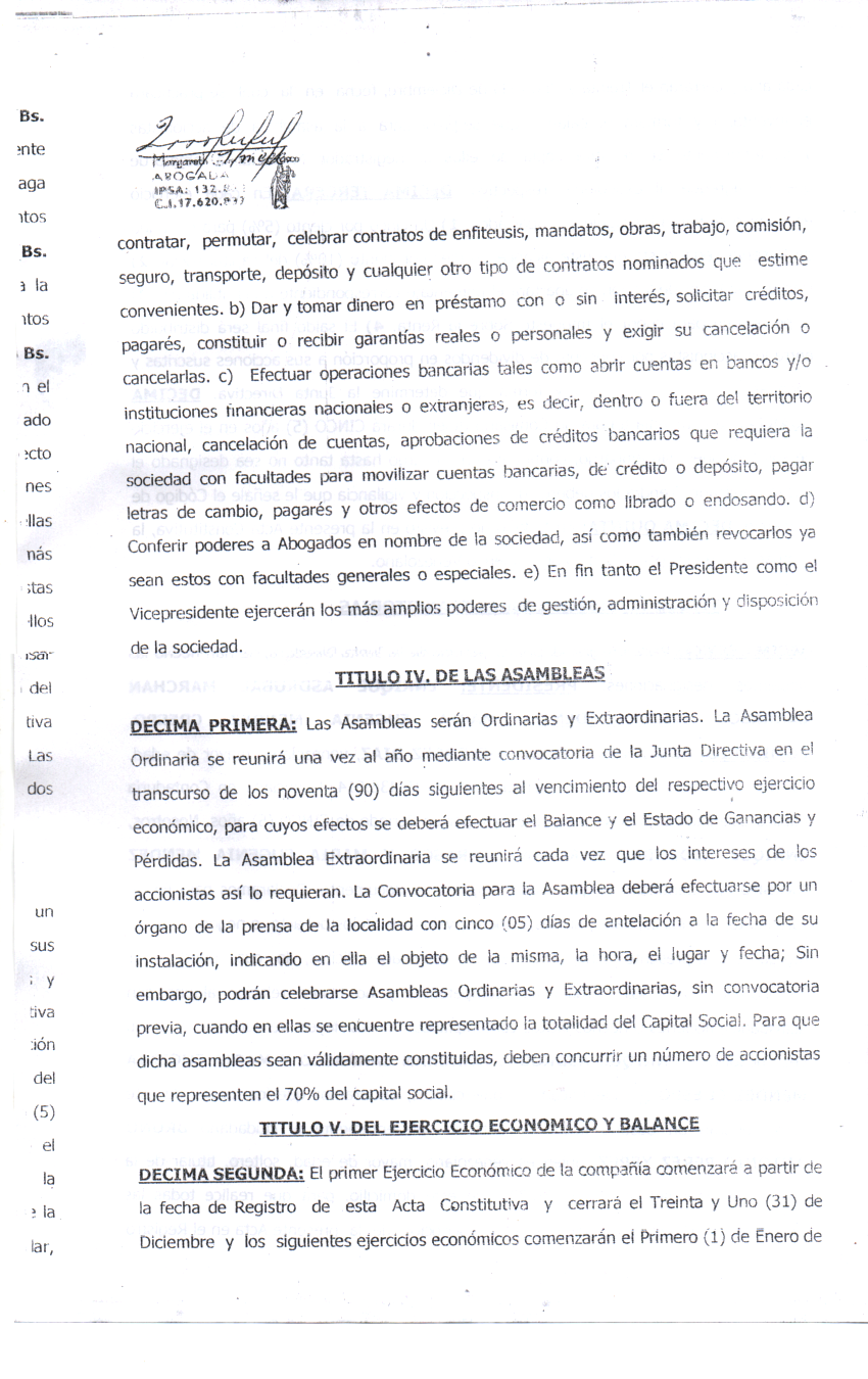 Certificación de REGISTRO MERCANTIL SUPER OPTICA CARORA 23-12, C.A.  Expediente Nº 365-67183