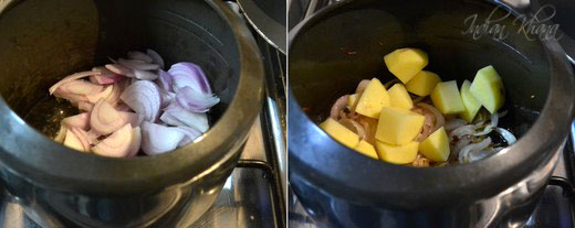 Chicken Potato Curry in Pressure Cooker Recipe
