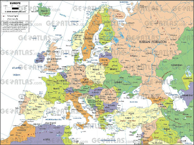 Europe Map City