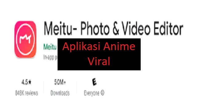 Aplikasi Anime Viral