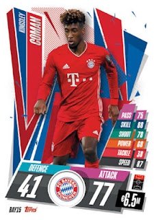 Topps Match Attax 2020-2021 FC Bayern München Set