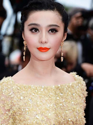 Fan Bingbing Gold Earrings