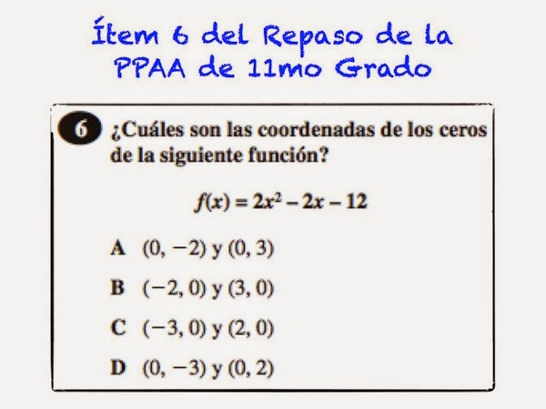 Ítem 6  Repaso PPAA 11mo Grado 001