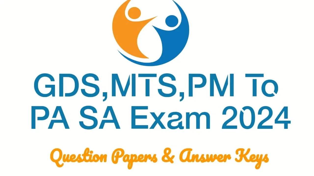
GDS To PA/SA Exam (LGO Exam) 2024 Question Papers and Answer Keys of All Postal Circles
