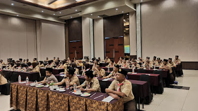 suasana Workshop Pembina Gugusdepan Pramuka Angkatan III Tahun 2023