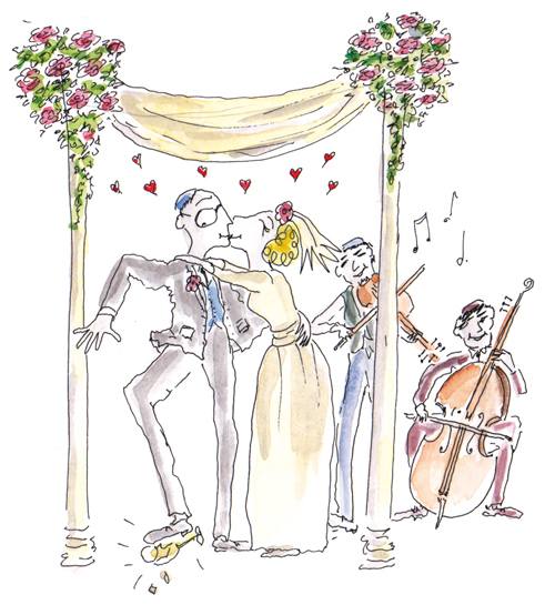 Jewish Wedding Illustrations