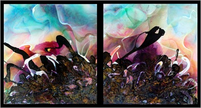 Dyptych 24 x 48 two 24x24 b2011