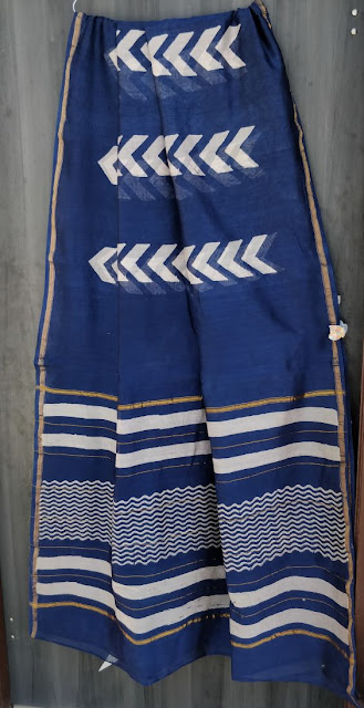  Printed Chanderi Saree