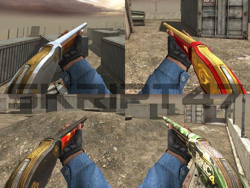 M1887 1st-Garena, M1887 GRS EV, M1887 Silver, M1887 Bloody