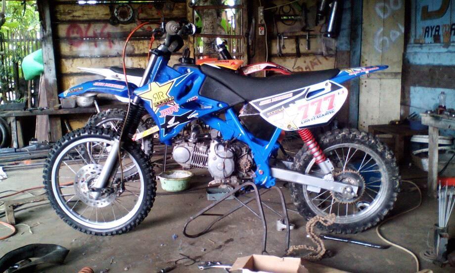 23 gambar Modifikasi motor cross trail gunung terunik