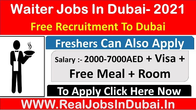 Waiter Jobs In Dubai UAE 2021