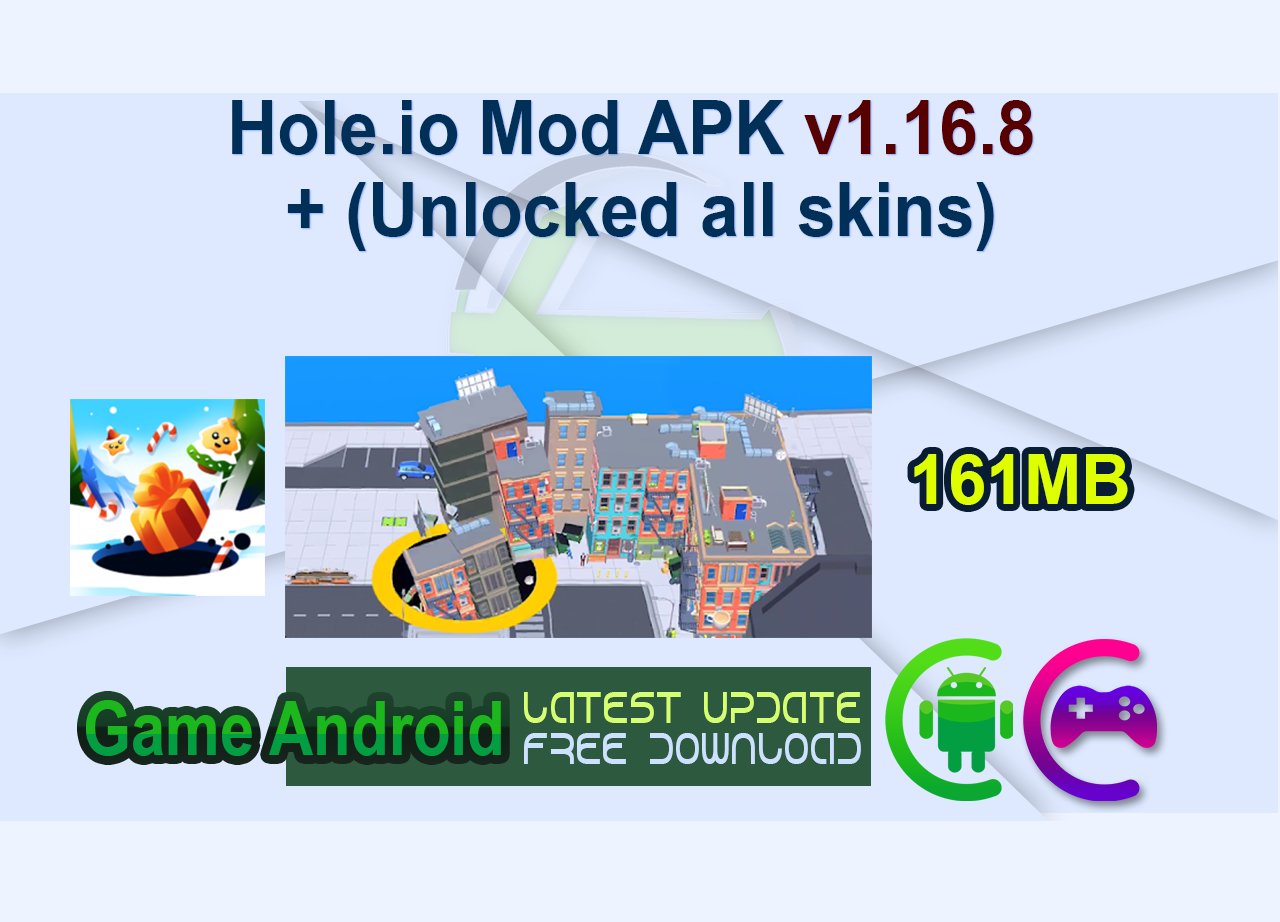 Hole.io Mod APK v1.16.8 + (Unlocked all skins)