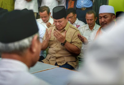 Prabowo Kunjungi Ponpes Darul Quran Salafiyah Untuk Silaturahmi Dan Memohon Doa Restu