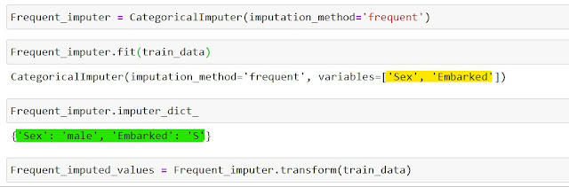 Imputing Frequent Categorical Variables