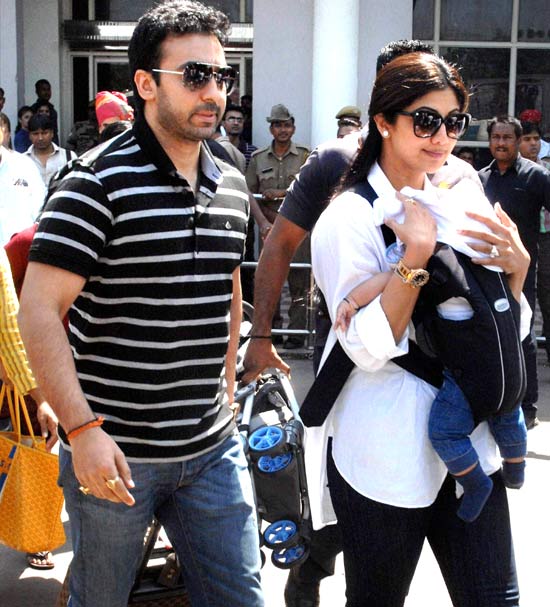 First picture of Shilpa Shetty with her son Viaan Raj Kundra