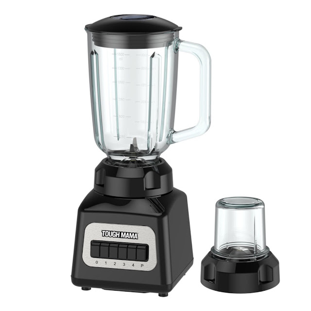 Tough Mama NTMBG-1 1.5L Glass Blender with free miller