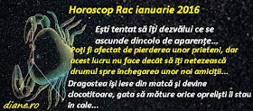 Horoscop Rac ianuarie 2016 