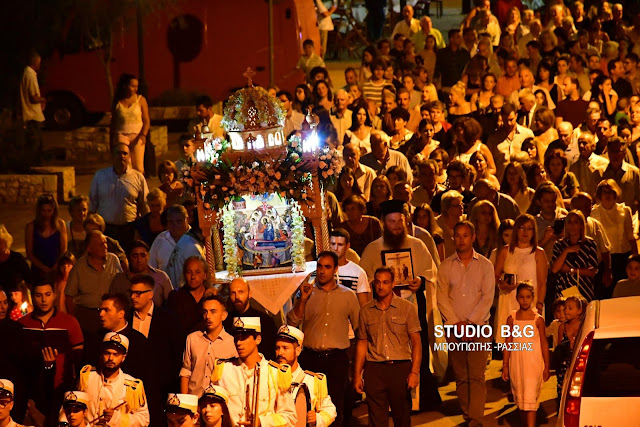 Η γιορτή της Κοιμήσεως της Θεοτόκου στο Αργολικό Ναυπλίου (βίντεο+drone)