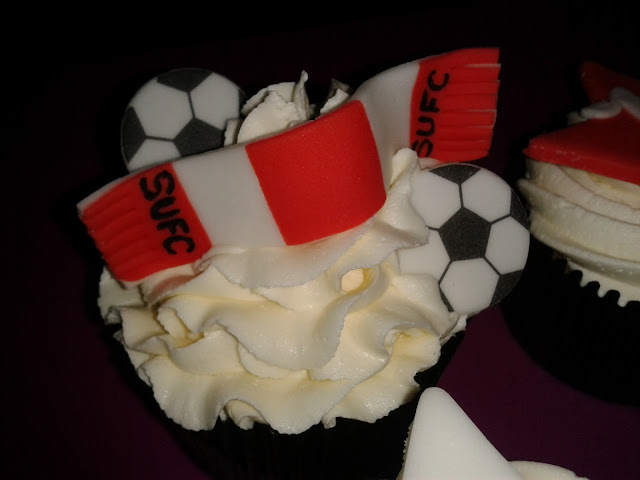 Sheffield United cupcakes, Sheff u cupcakes