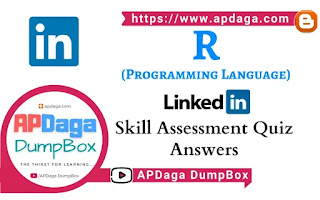 LinkedIn: R (Programming Language) | Skill Assessment Quiz Solutions