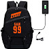 ATEEZ Backpack with USB Charging Port Wooyoung Yunho Mingi Travel Bag/Laptop Bag