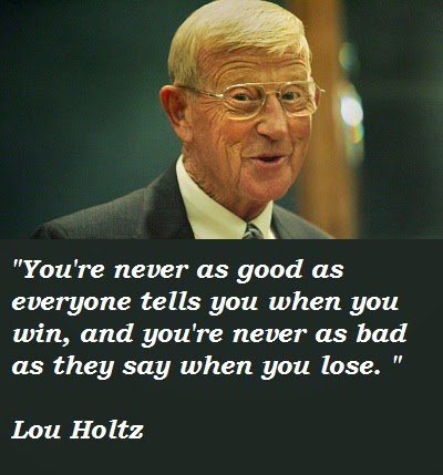Life Quotes | Lou Holtz Sayings About Winning / Attitude/ Motivation ...