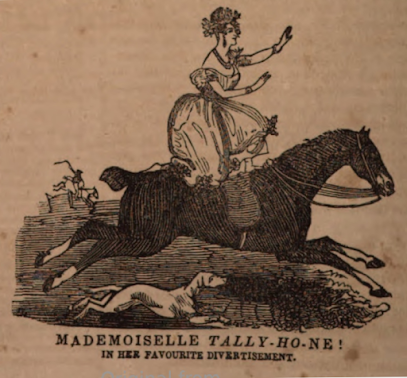 Fanny Kemble riding horse