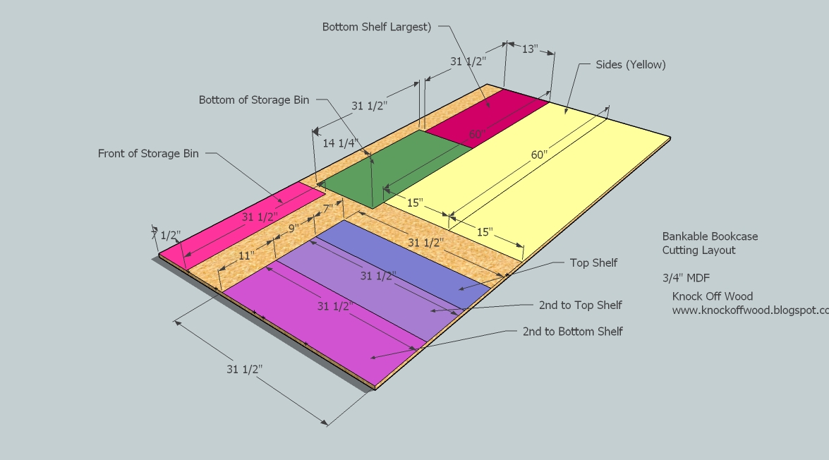 bookcase plans blueprints