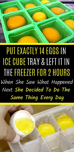 She Put Exactly 14 Eggs In Ice Cube Tray & Left It In The Freezer For 2 Hours