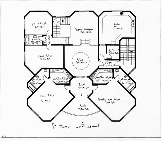 مخططات منازل (الطابق الاول)